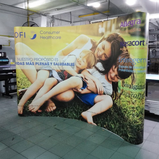 Display Expandible Sublimación - 2.28 x 2.21mts.