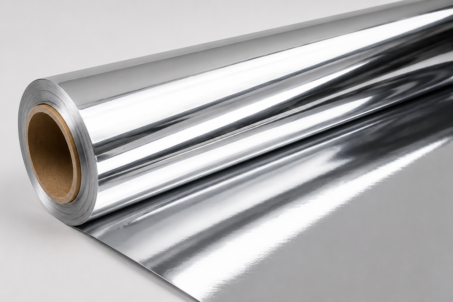 Vinilo Metalizado VinylGraph - Plata Espejo (1.22 x 50mts)
