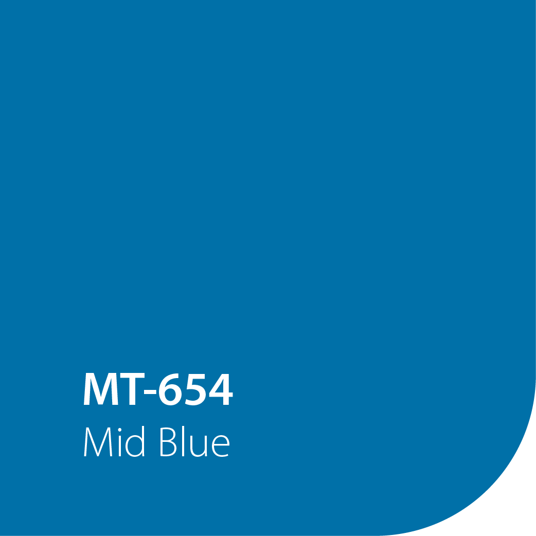 Vinilo Traslúcido T Metamark - Azul Medio 654 (1.22 x 50mts)