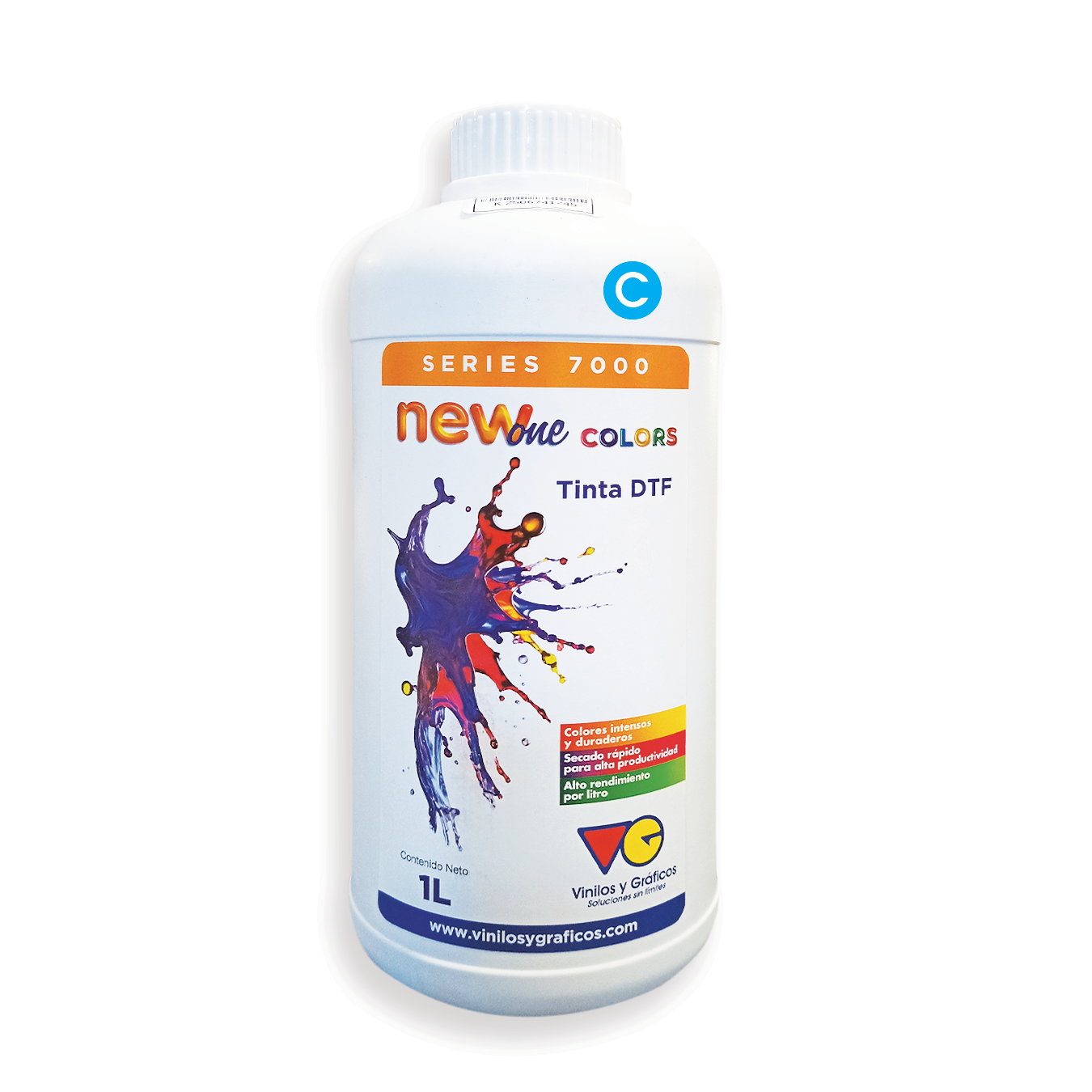 Tinta DTF Serie 7000 New One Colors - Cyan para Epson