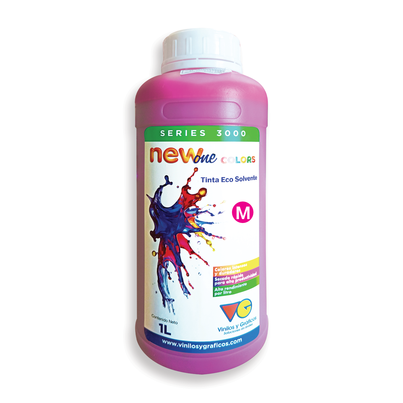 Tinta Eco-Solvente Serie 3000 New One Colors - Magenta para Epson
