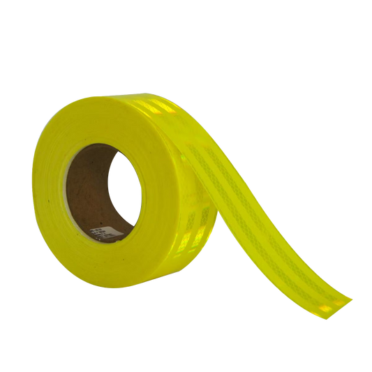 Cinta Barricada Serie 983 Reflejante 3M - Amarillo (2" x 45.72mts)