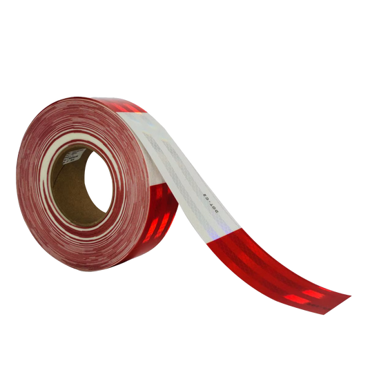 Cinta Barricada Serie 983 Reflejante 3M - Blanco y Rojo (2" x 45.72mts)