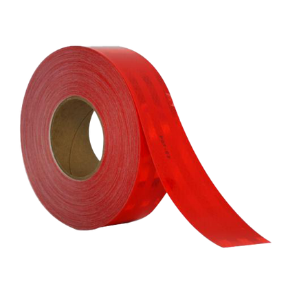 Cinta Barricada Serie 983 Reflejante 3M - Rojo (2" x 45.72mts)