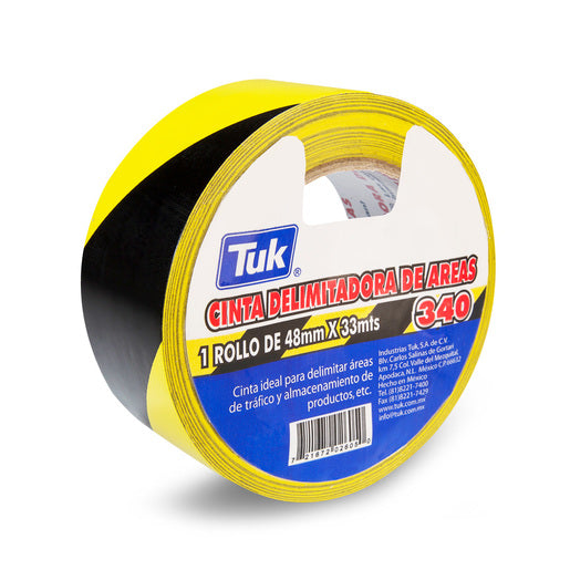 Cinta de Marcaje TUK - Amarillo/Negro (4.8cm x 33mts)