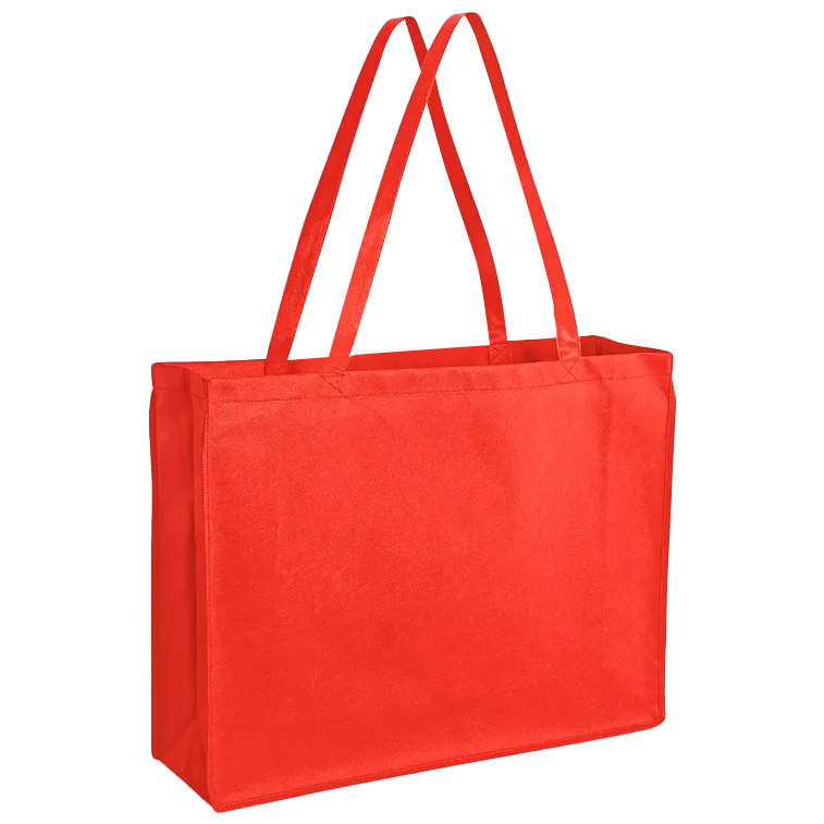Bolsa Ecológica - Cierre - Rojo (44x33)