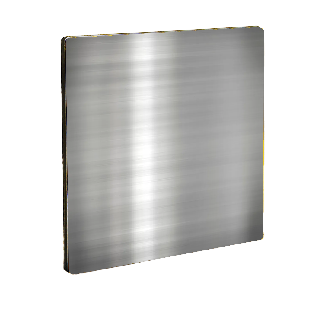 Panel de Aluminio TACH-PANEL - Plata Cepillado (1.22 x 2.44mts x 3mm)