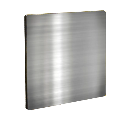 Panel de Aluminio TACH-PANEL - Plata Cepillado (1.22 x 2.44mts x 3mm)
