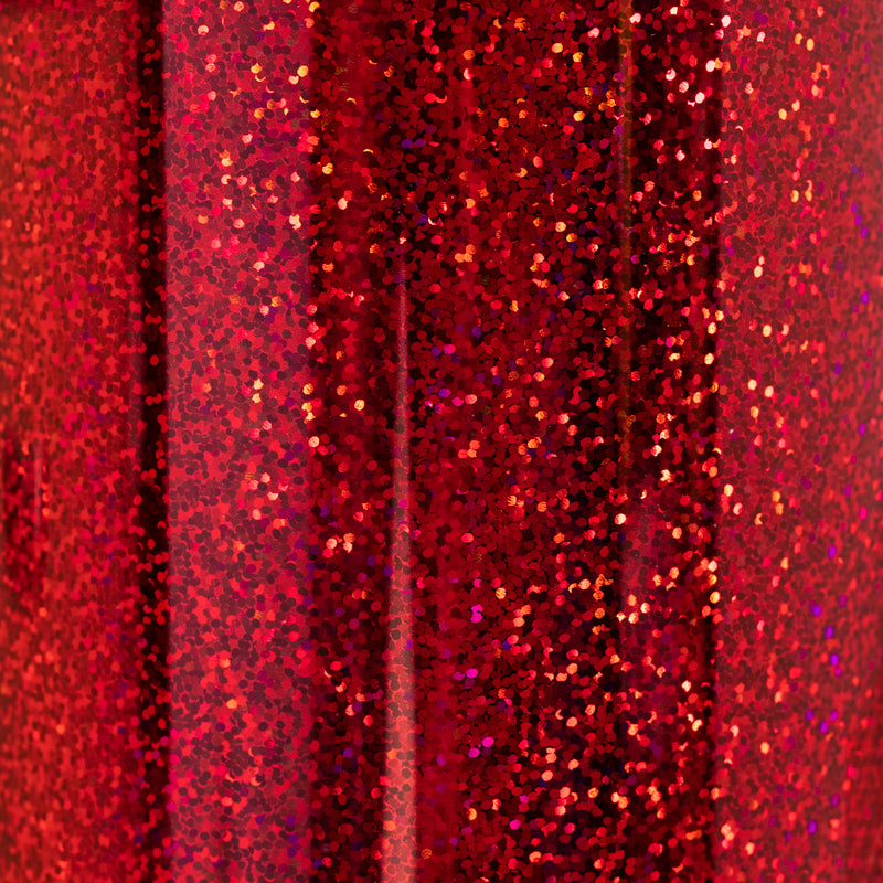 Vinilo Textil Glitter VinylGraph-Flex - Rojo (0.51 x 25mts)