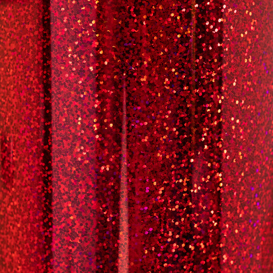 Vinilo Textil Glitter VinylGraph-Flex - Rojo (0.51 x 25mts)