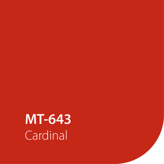 Vinilo Traslúcido T Metamark - Rojo Cardenal 643 (1.22 x 50mts)