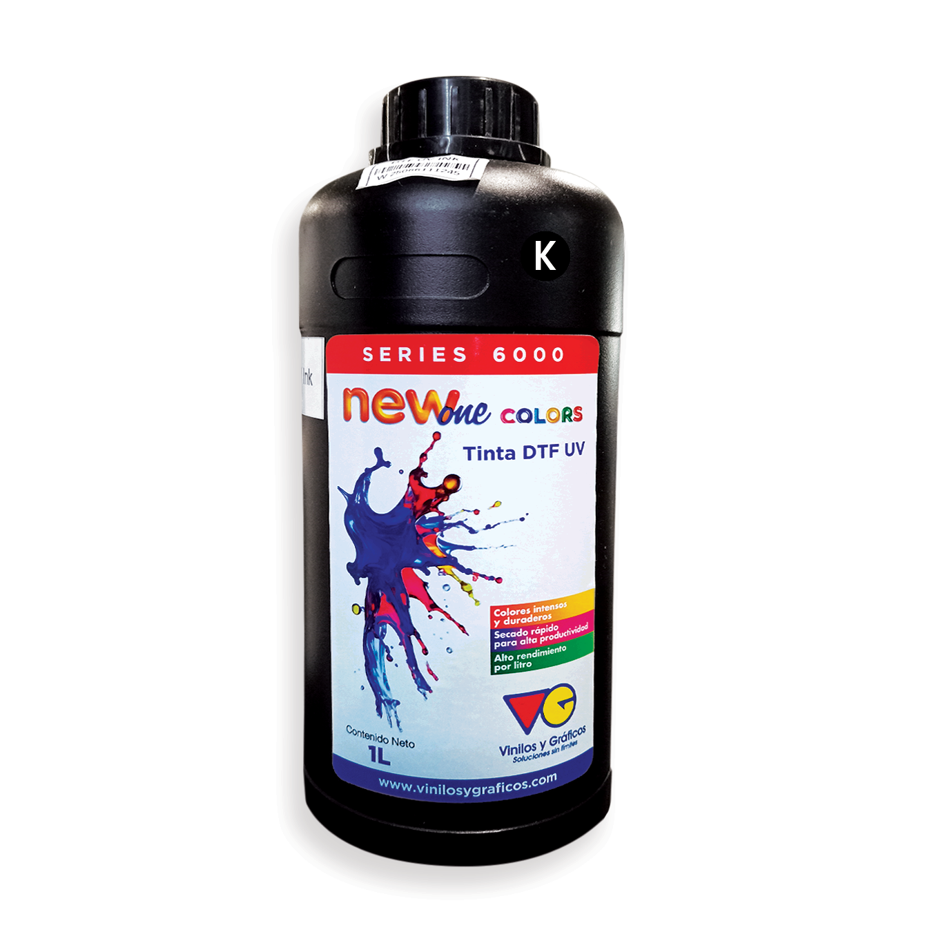 Tinta DTF UV Serie 6000 New One Colors - Negro para Epson