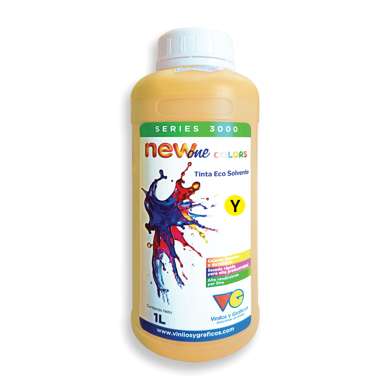 Tinta Eco-Solvente Serie 3000 New One Colors - Amarillo para Epson