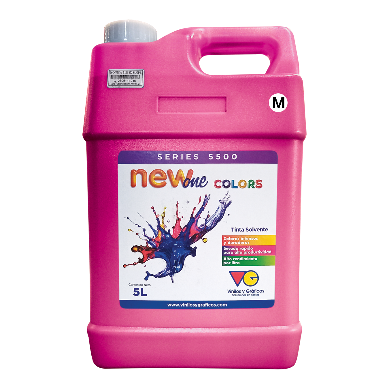 Tinta Solvente Serie 5500 New One Colors - Magenta para Konica/Seiko