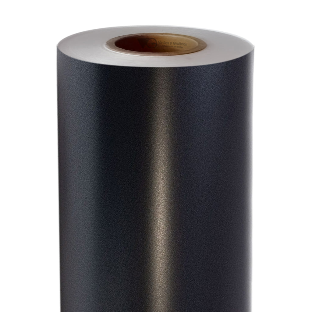 Vinilo Wrapping VinylGraph - Negro Satín Metálico EM01 (1.52 x 17mts)