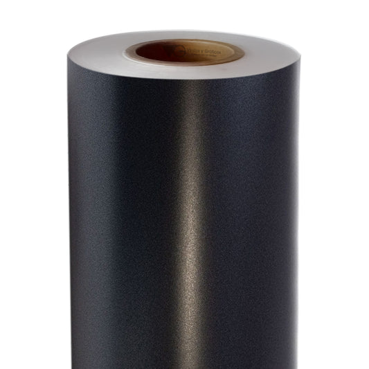 Vinilo Wrapping VinylGraph - Negro Satín Metálico EM01 (1.52 x 17mts)