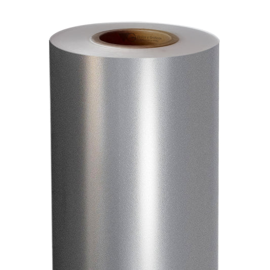 Vinilo Wrapping VinylGraph - Gris Acero Metálico EM05 (1.52 x 17mts)