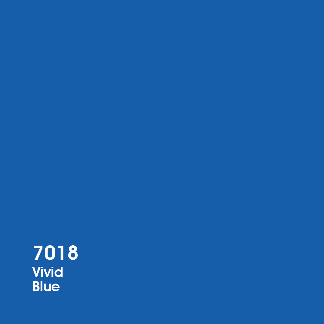 Vinilo de Corte VinylGraph (5 Años) - Azul Vivo 7018 (1.22 x 50mts)