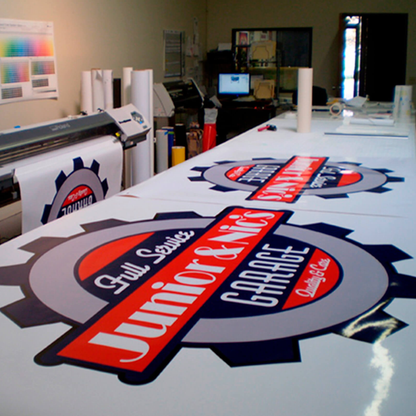 Vinilo de Impresión 80 Micras 1 Año VinylGraph - Blanco Brillante (1.52 × 50mts)