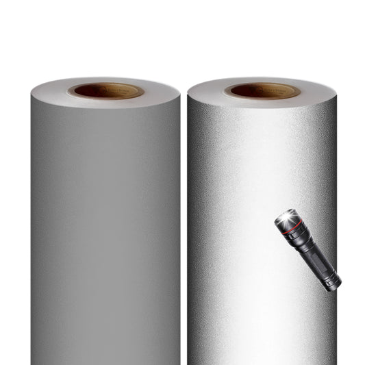 Vinilo Textil Reflejante VinylGraph-Flex - Plata (0.51 x 25mts)