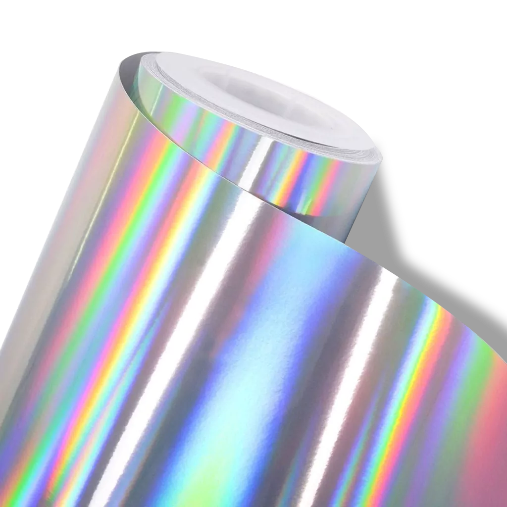 Vinilo Holográfico para Impresión VinylGraph - Tornasol Plata (1.27 × 50mts)