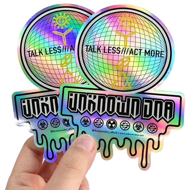 Vinilo Holográfico para Impresión VinylGraph - Tornasol Plata (1.27 × 50mts)